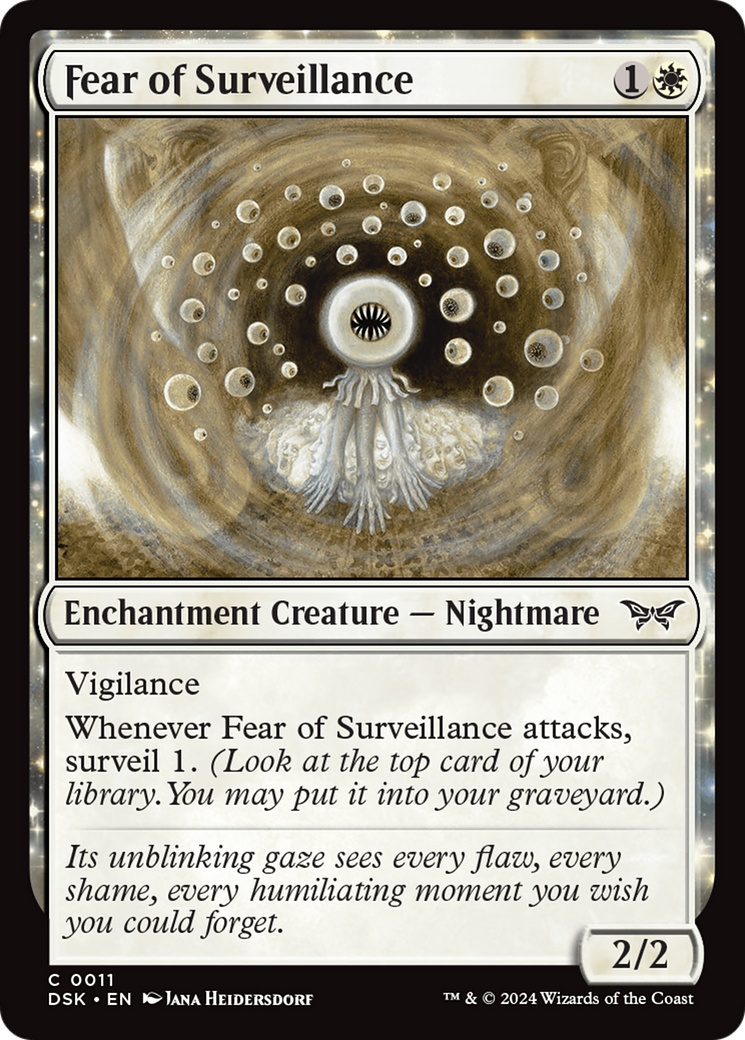Peur de la surveillance [Duskmourn: Maison de l'horreur]