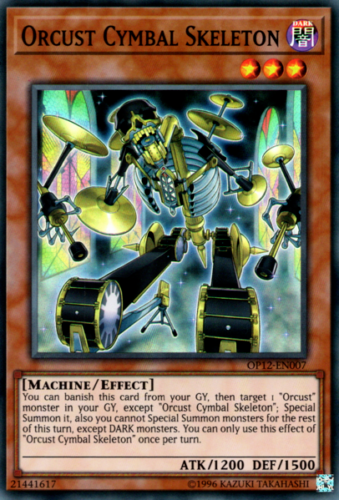 Orcust Cymbal Skeleton [OP12-ES007] Super Rara