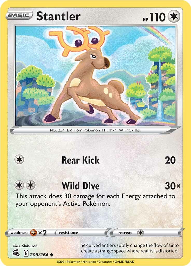 Stantler (208/264) [Épée et Bouclier : Poing de Fusion]