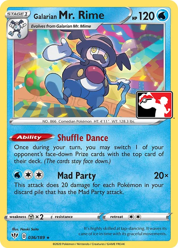 Mr. Rime de Galar (036/189) [Paquete de premios Serie uno]