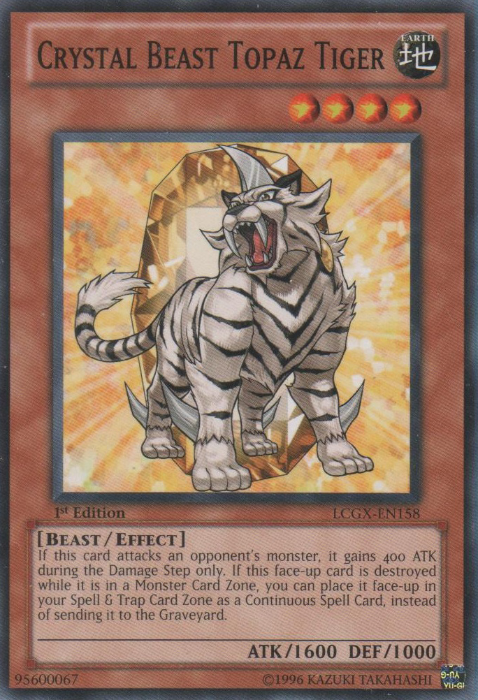 Bête Cristalline Tigre Topaze [LCGX-FR158] Commune