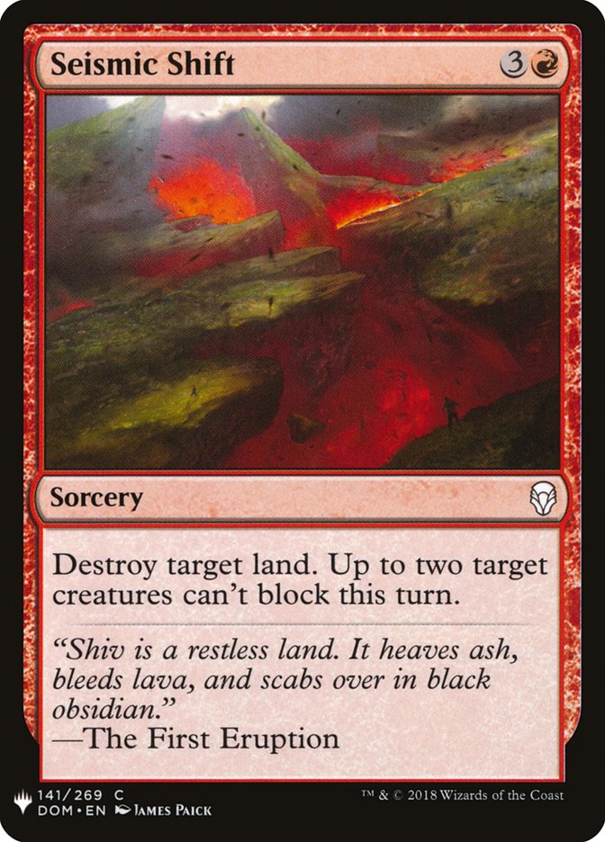 Choc sismique [Mystery Booster]