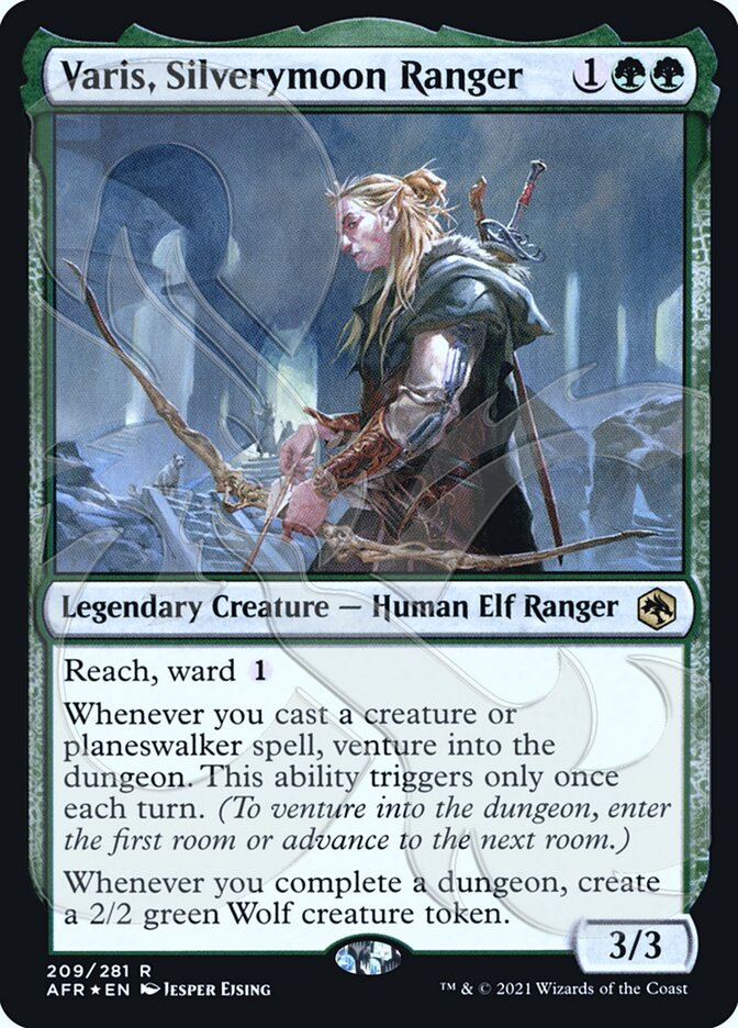 Varis, Rôdeuse de Douce-Lune (Promo Esperluette) [Donjons & Dragons : Adventures in the Forgotten Realms Promos]