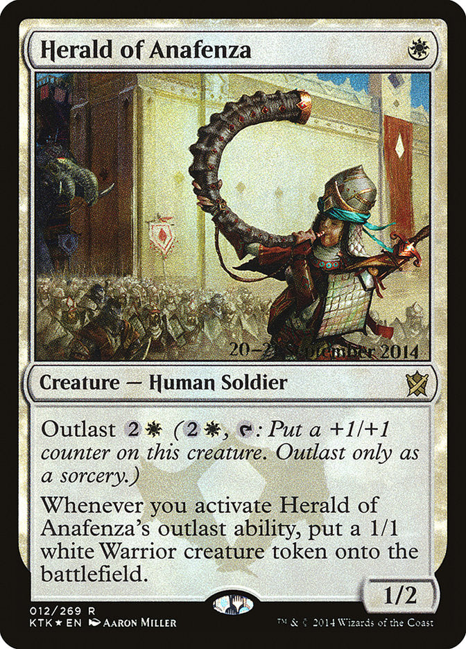 Héraut d'Anafenza [Cartes promos d'avant-première Les Khans de Tarkir]