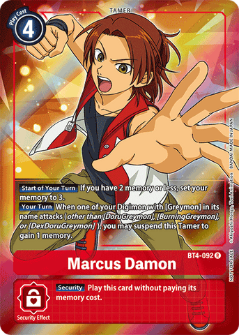 Marcus Damon [BT4-092] (Promoción por compra de caja) [Promociones Gran Leyenda]