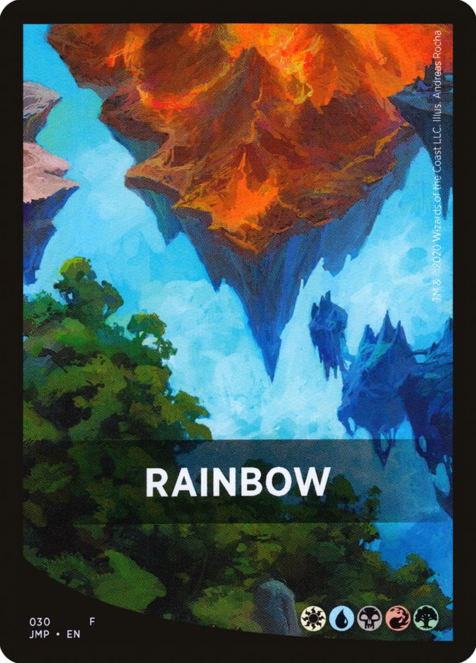 Carte thème arc-en-ciel [Cartes de départ (recto)]