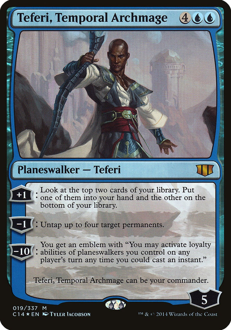 Teferi, archimago temporal (tamaño extragrande) [Commander 2014, tamaño extragrande]