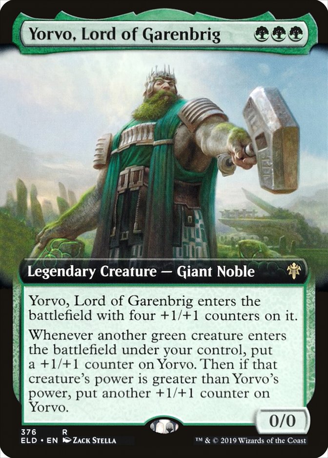 Yorvo, Seigneur de Garenbrig (Extended Art) [Le Trône d'Eldraine]