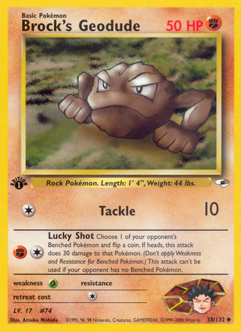 Geodude de Brock (38/132) [Gimnasio Héroes 1ª Edición]