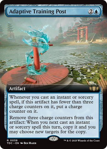 Poste d'entraînement adaptatif (Illustration étendue) [Tarkir : Commander Dracostorm]