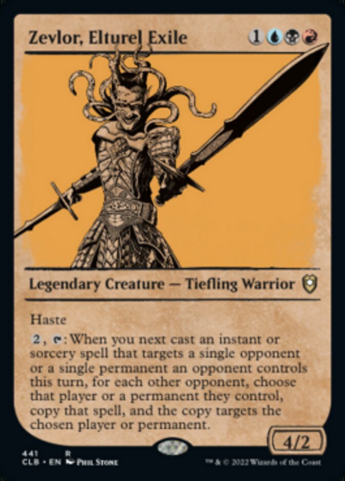 Zevlor, exilé d'Elturel (Vitrine) [Commander Legends: Battle for Baldur's Gate]
