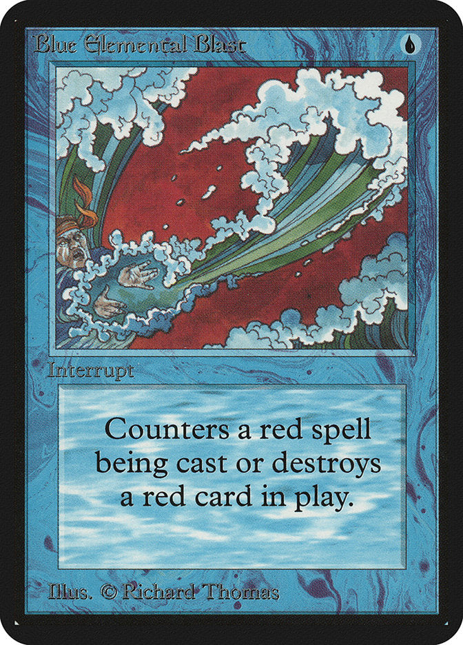 Explosion élémentaire bleue [édition Alpha]
