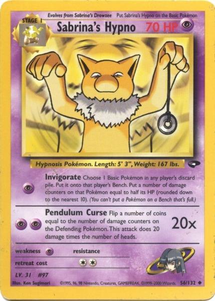 Hypnomade de Sabrina (56/132) [Défi des Gyms Illimité]