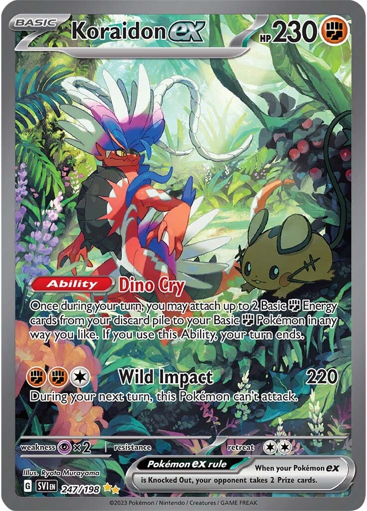 Koraidon ex (247/198) [Escarlata y Púrpura: Set Base]