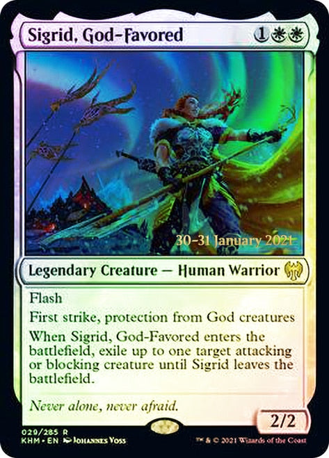 Sigrid, favorisée des dieux [Kaldheim Prerelease Promos]