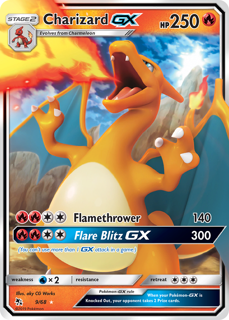 Dracaufeu GX (9/68) [Soleil et Lune : Destinées Occultes]