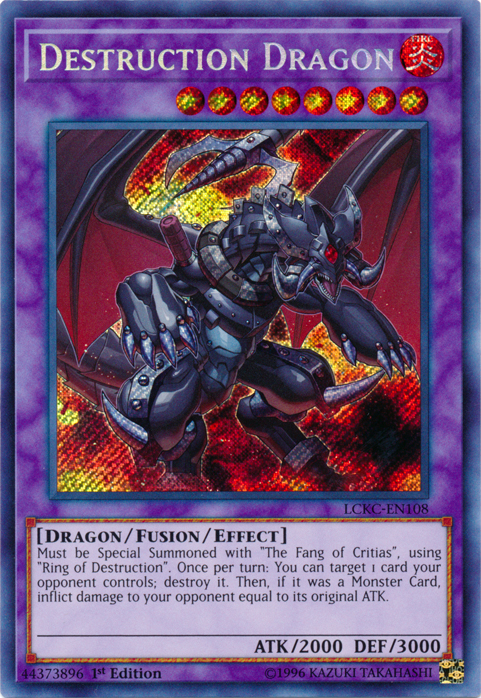 Dragon de la Destruction [LCKC-FR108] Secret Rare