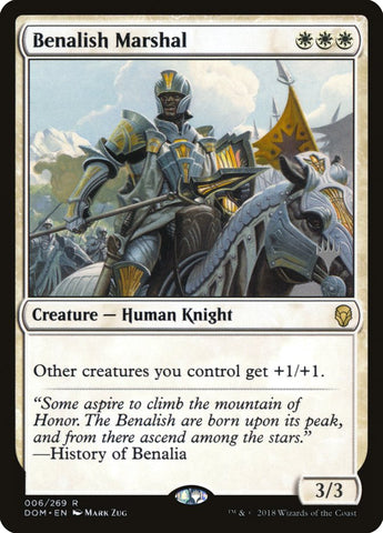 Mariscal benalita (Paquete promocional) [Dominaria Promos]