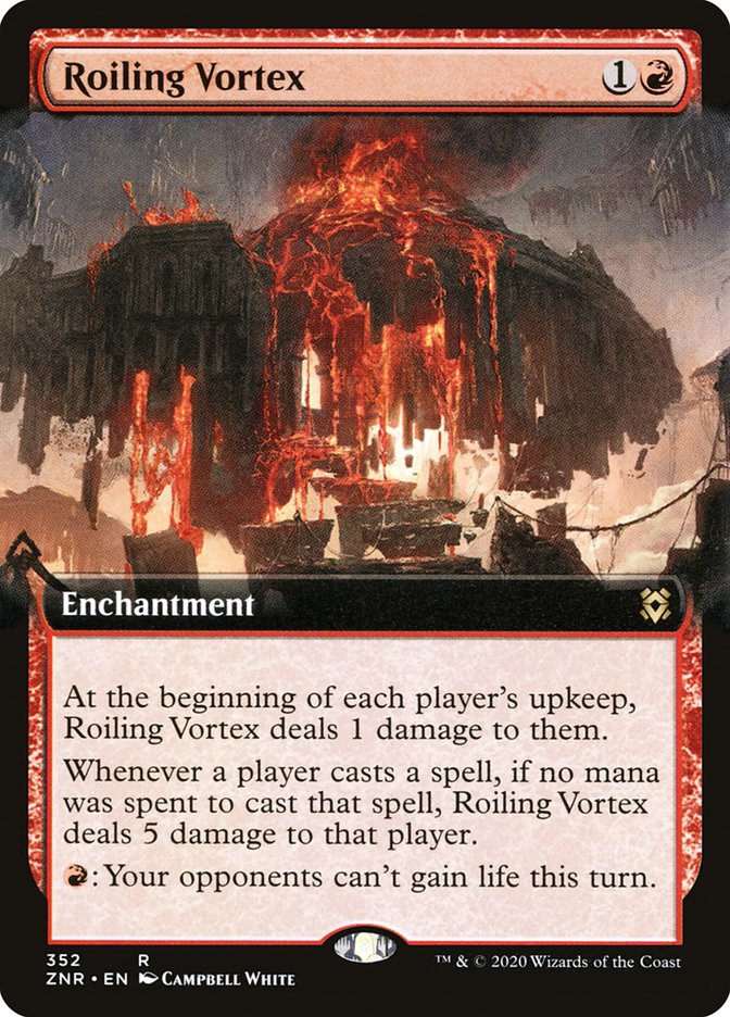 Vortex bouillonnant (Extended Art) [Zendikar Rising]