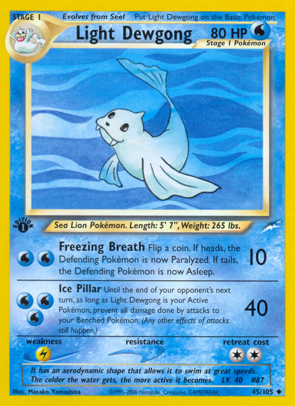 Dewgong Claro (45/105) [Neo Destiny 1.ª edición]
