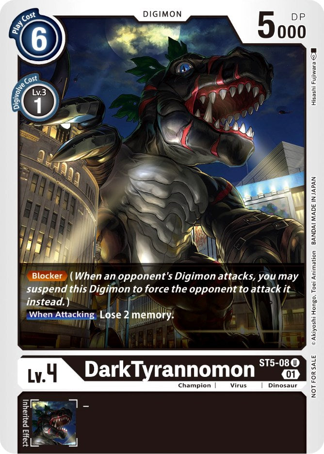 DarkTyrannomon [ST5-08] (Winner Pack X Record) [Mazo de Inicio: Promos Máquina Negra]