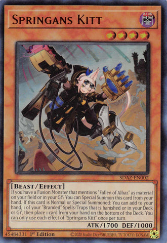 Springans Gatito [SDAZ-EN002] Ultra Rara