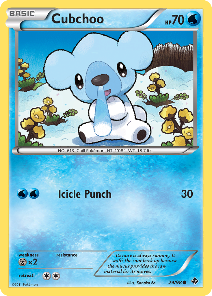 Cubchoo (29/98) [Noir & Blanc : Pouvoirs Émergents]