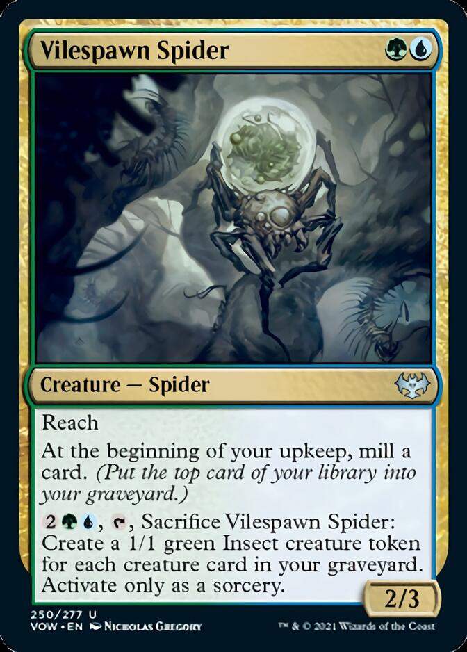 Araña de la prole vil [Innistrad: Voto Carmesí]