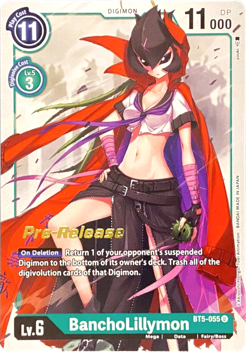 BanchoLillymon [BT5-055] [Cartas Promocionales de Pre-Lanzamiento de Batalla de Omni]