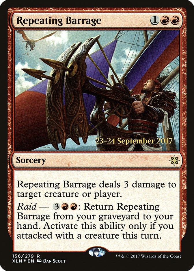 Barrage Répété [Prerelease Promos Ixalan]