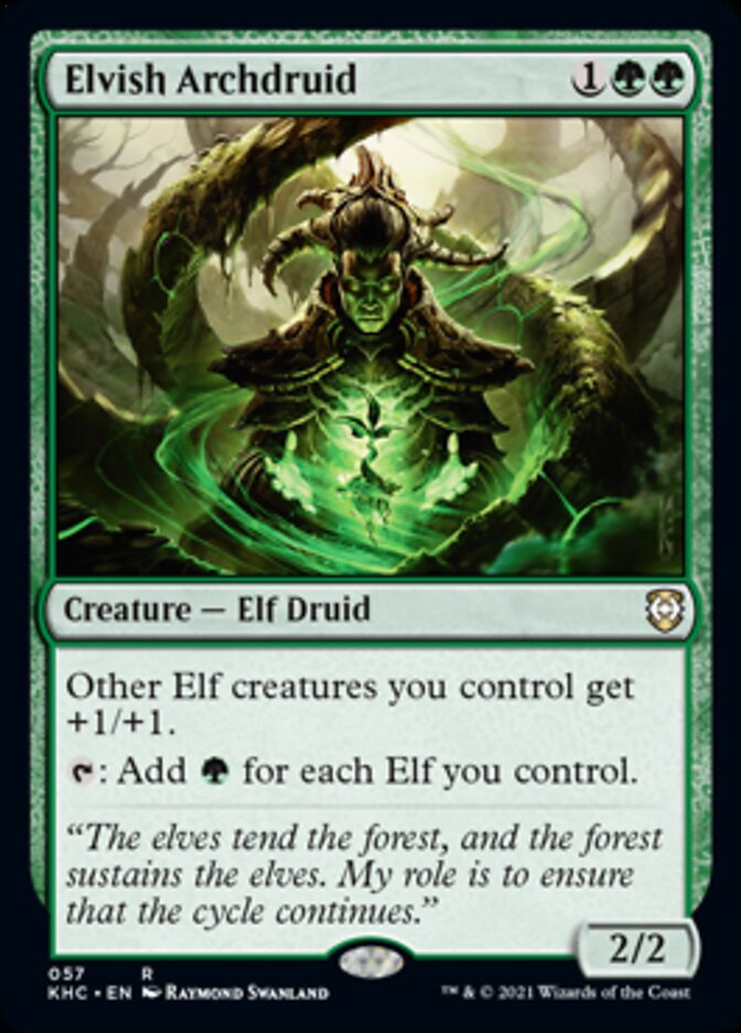 Archidruide elfe [Commander Kaldheim]