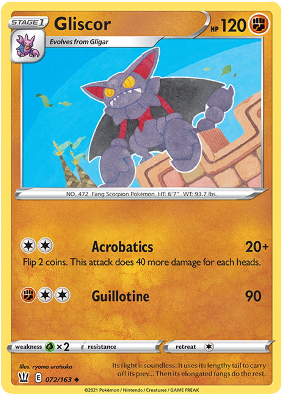 Gliscor (072/163) [Épée et Bouclier : Styles de combat]