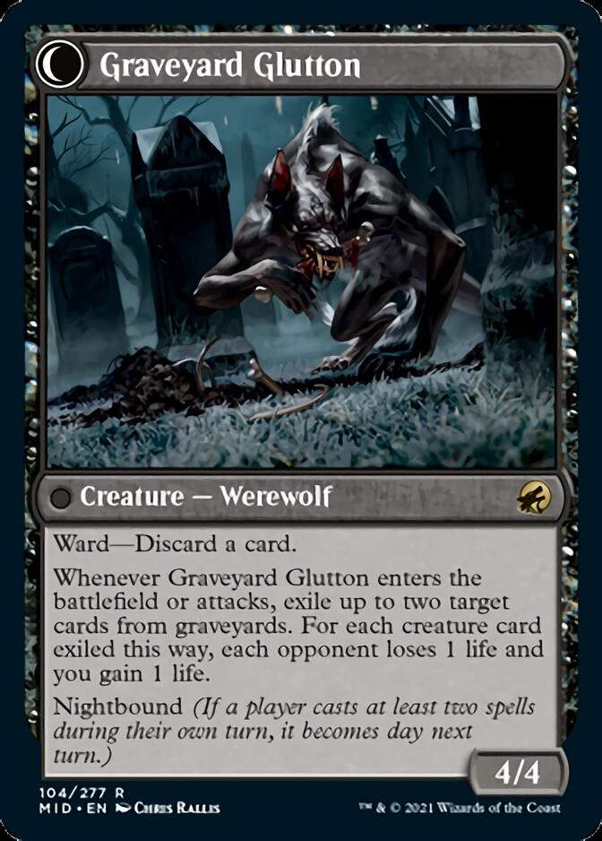 Intrus du cimetière // Glouton du cimetière [Innistrad : Chasse de Minuit]