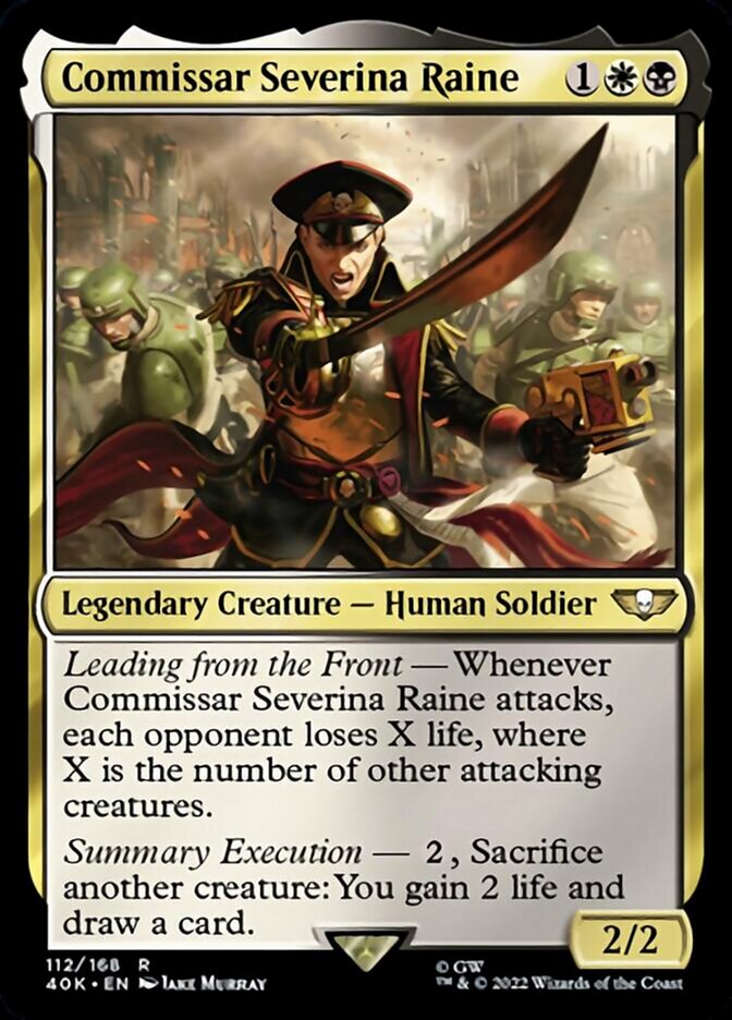 Commissaire Severina Raine (Feuille texturée) [Warhammer 40,000]