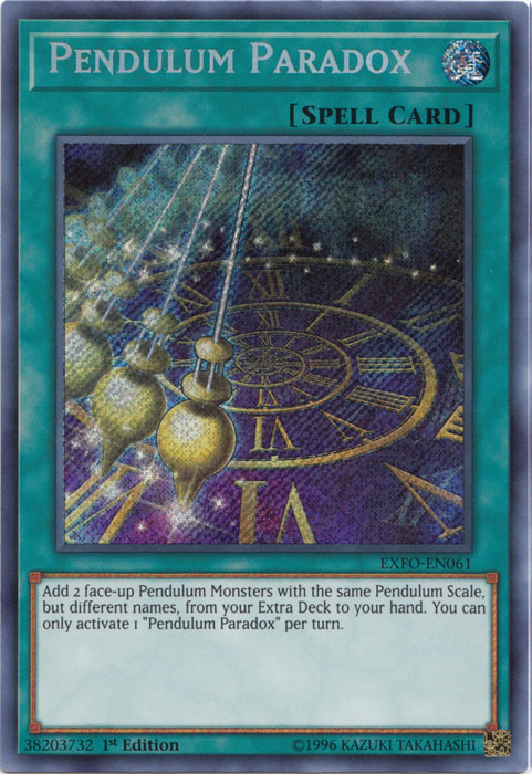 Pendulum Paradox [EXFO-SP061] Rara Secreta