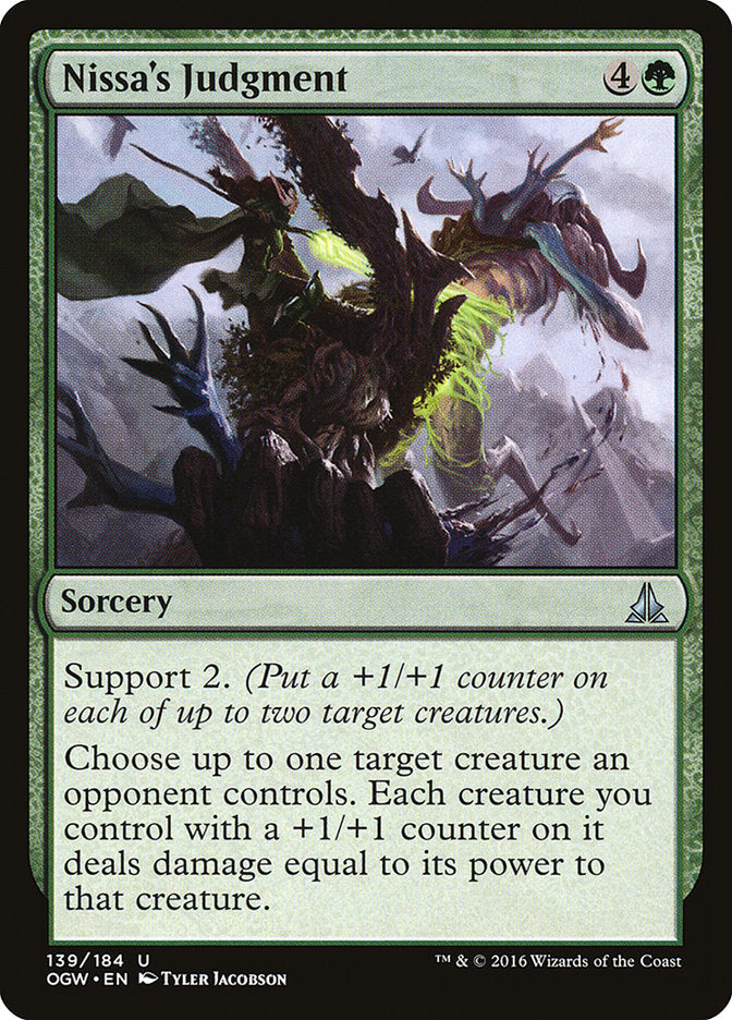 El veredicto de Nissa [Oath of the Gatewatch]