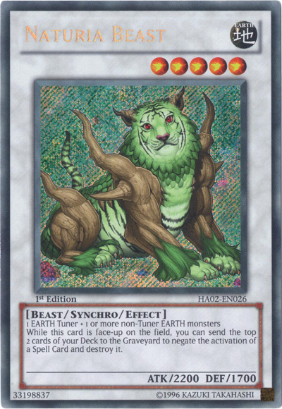Bête Naturia [HA02-FR026] Secret Rare