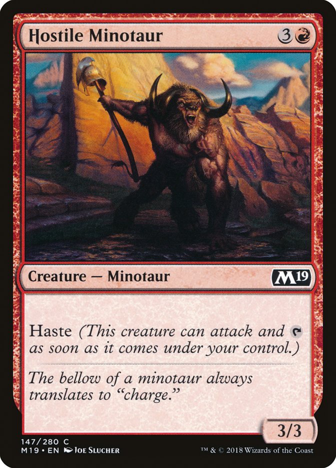 Minotaure hostile [Édition de base 2019]