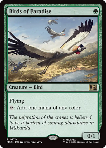 Aves del Paraíso [Marvel Superhéroes Commander]