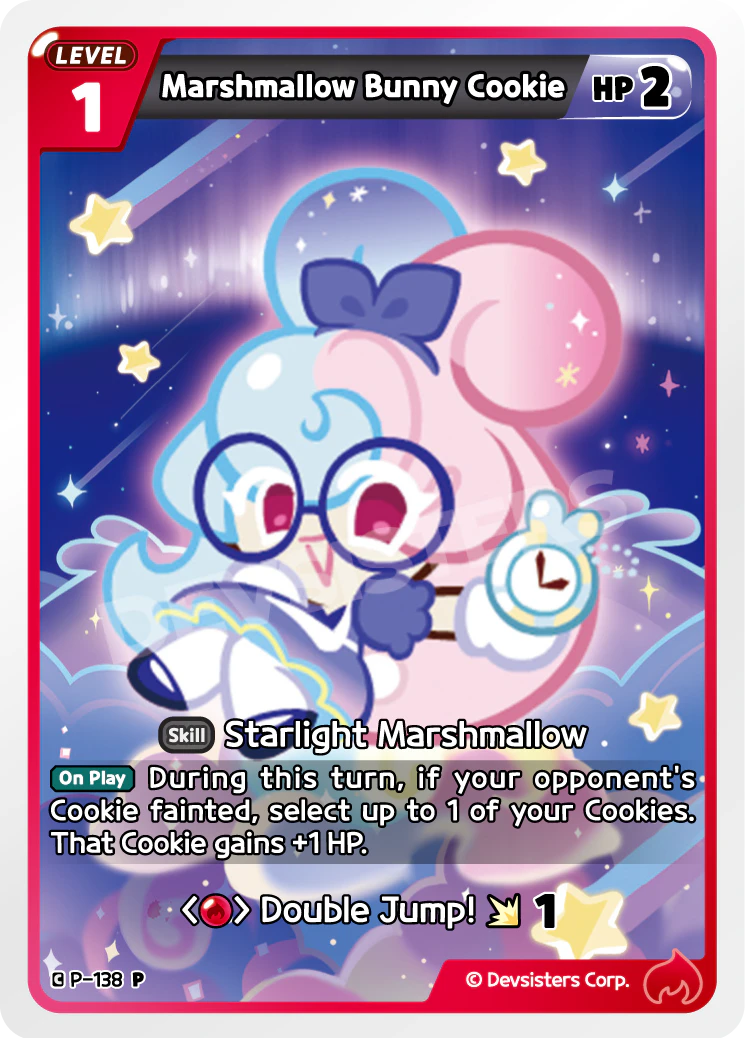 Image for Marshmallow Bunny Cookie (P-138) (P) - CookieRun: Braverse TCG