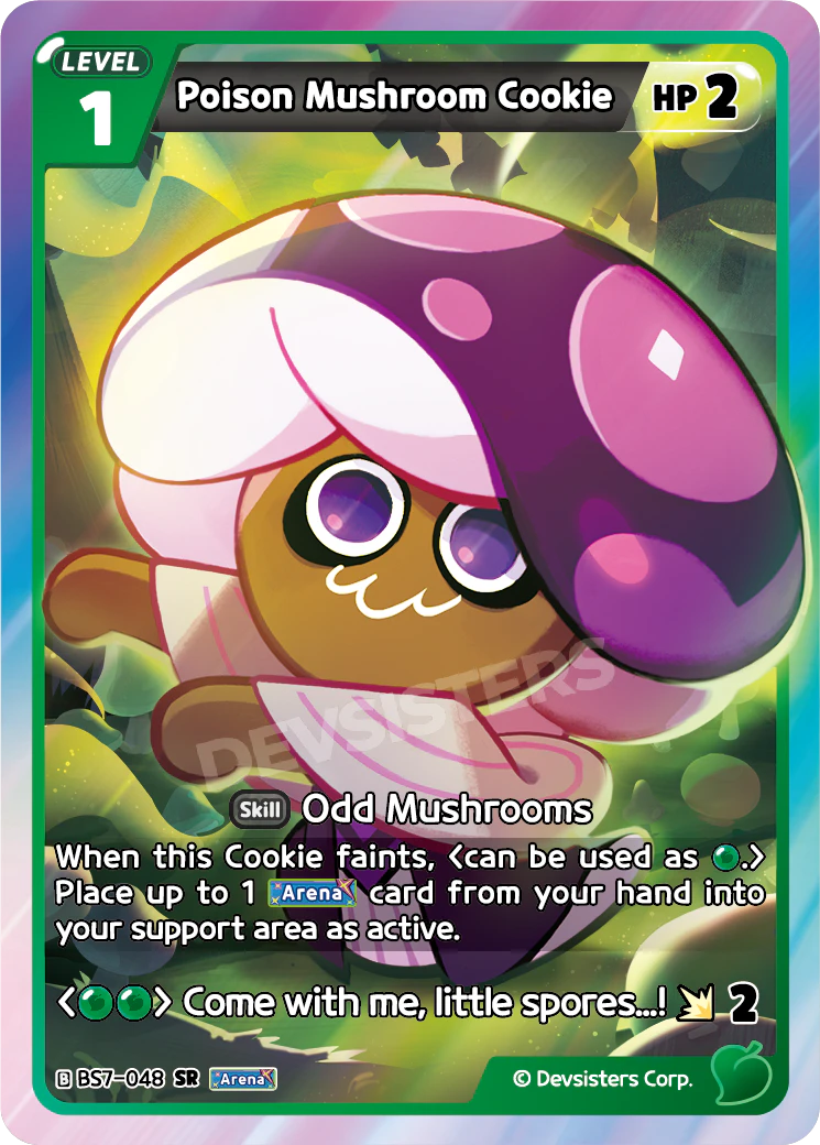 Image for Poison Mushroom Cookie (BS7-048) (BS7) - CookieRun: Braverse TCG
