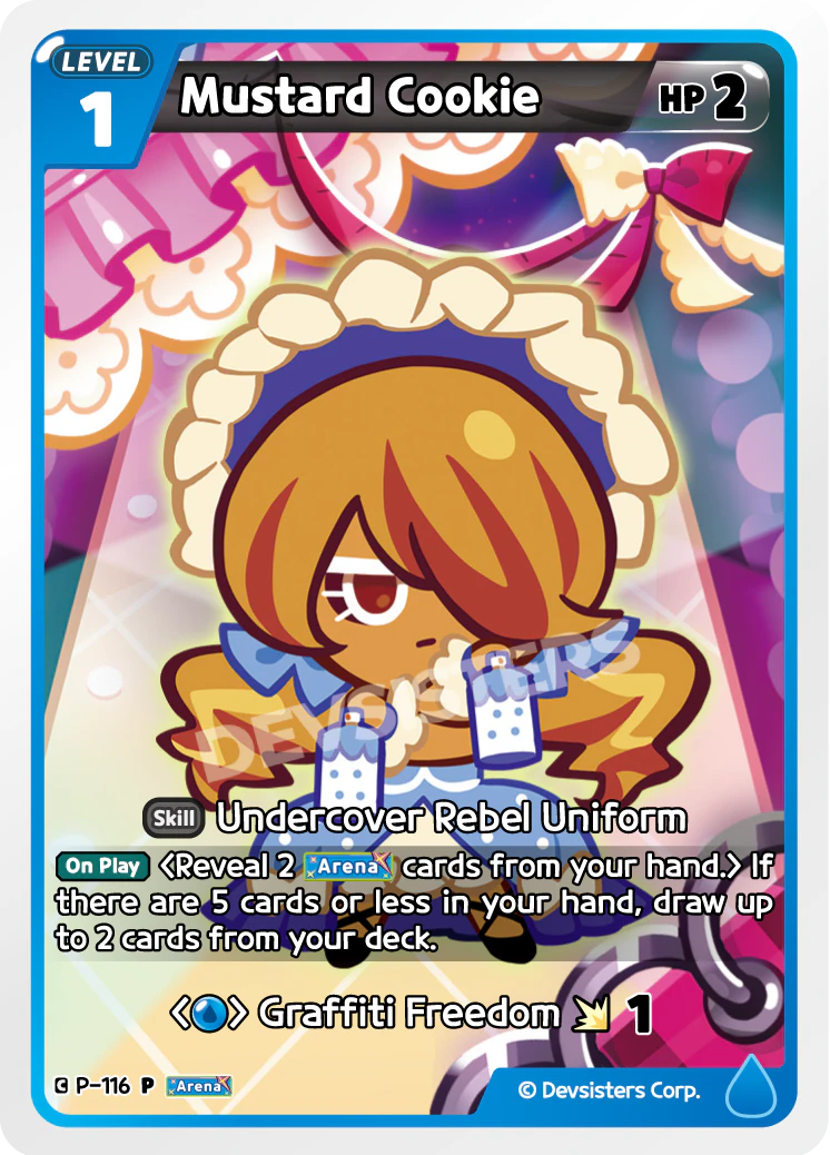 Image for Mustard Cookie (P-116) (P) - CookieRun: Braverse TCG