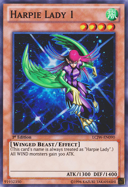 Dame Harpie 1 [LCJW-FR090] Super Rare