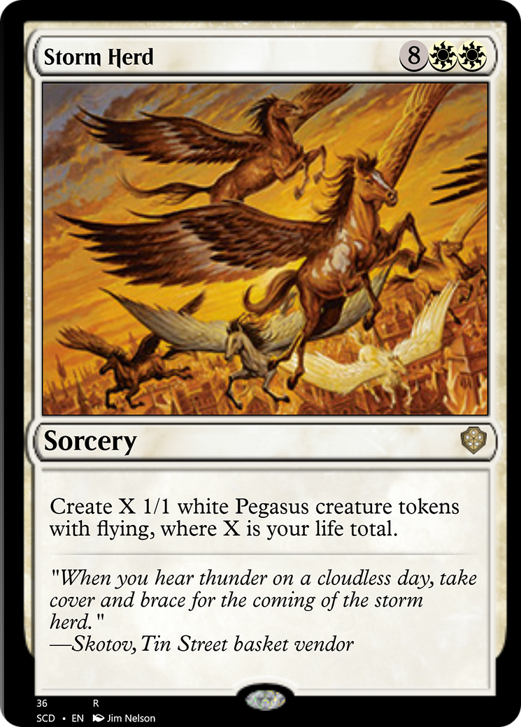 Troupeau orageux [Decks Commander de démarrage]