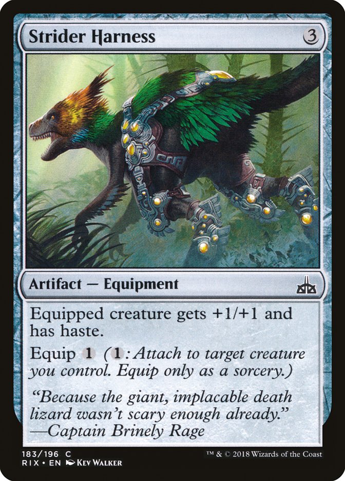 Harnais de Strider [Rivals of Ixalan]