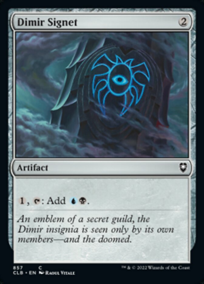 Sello Dimir [Commander Legends: Batalla por Puerta de Baldur]