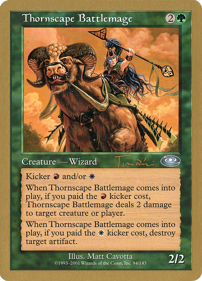 Mage de bataille de Roncier (Jan Tomcani) [Decks des Championnats du Monde 2001]