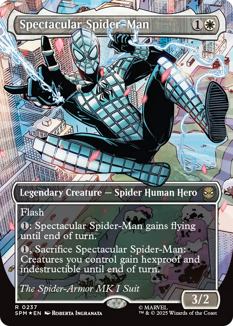 Spectacular Spider-Man (0237) (Sans bordure) (Feuille texturée) [Marvel's Spider-Man]