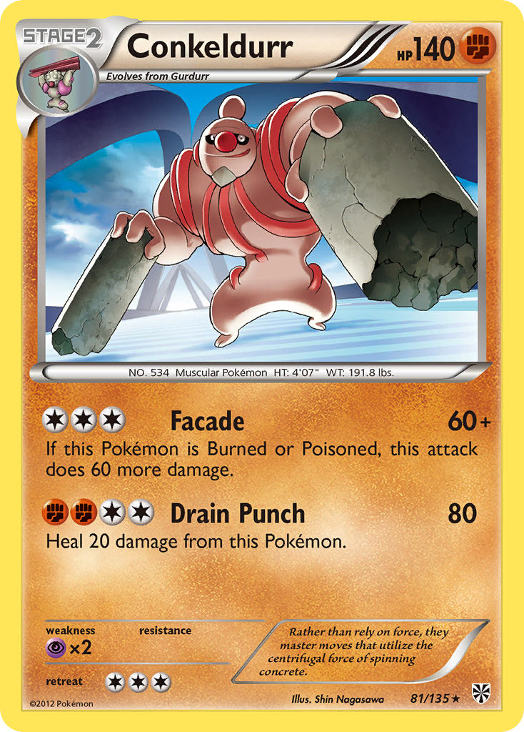 Conkeldurr (81/135) [Negro y Blanco: Tormenta Plasma]