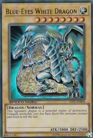 Dragon Blanc aux Yeux Bleus [STP1-FR004] Ultra Rare
